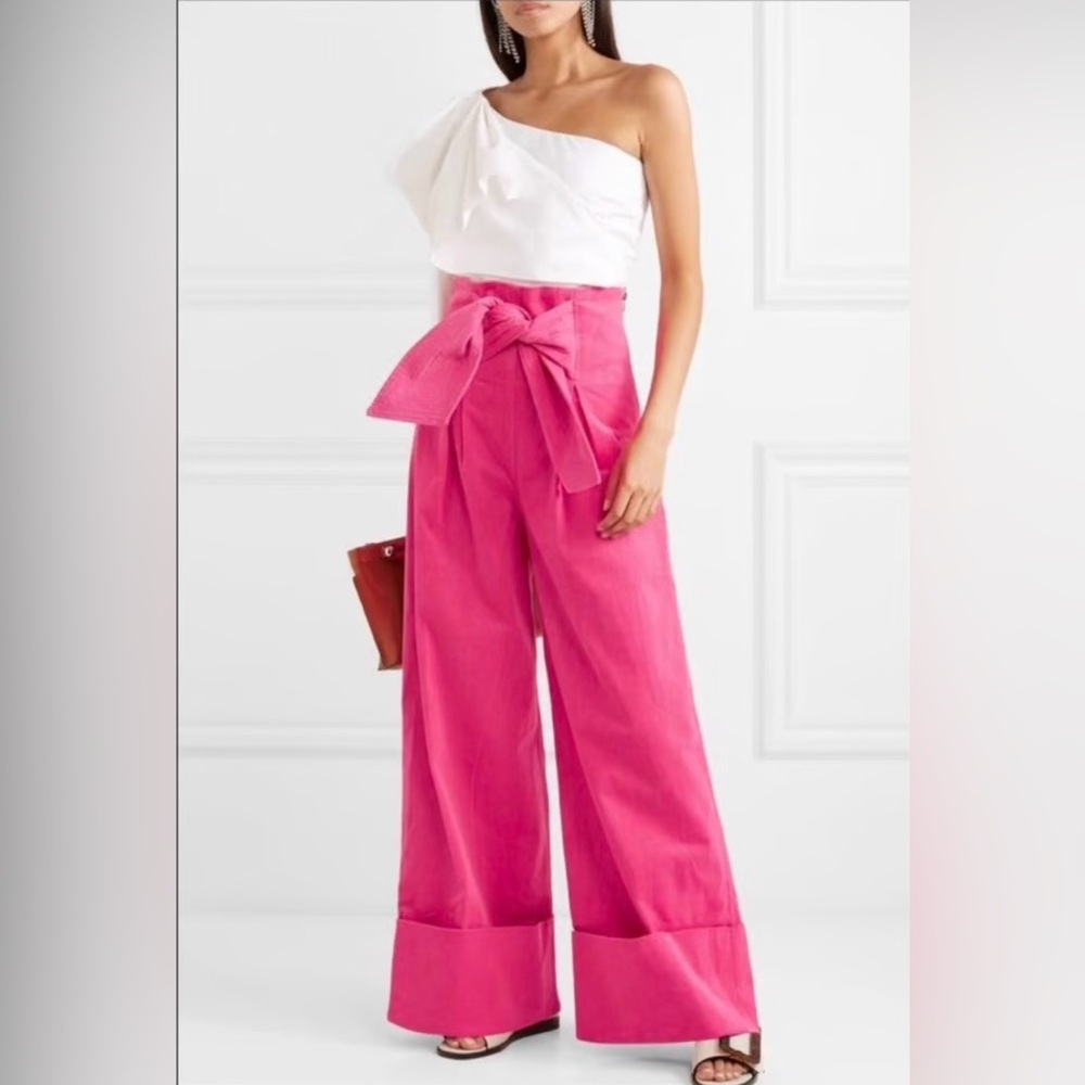 GUC Paper London Wide Leg Pink Corduroy Pants Size 14